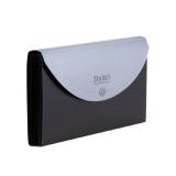 树德 银色多功能 票据收纳包 票据夹 收据包 风琴包 13层