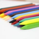 德国FABER-CASTELL辉柏嘉12色 24色蜡笔三角可擦蜡笔 蜡笔美术文具