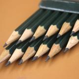 德国辉柏嘉实木不断铅芯绿色铅笔 经典系列9000素描铅笔