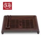 汉唐实木茶盘 经典悠然大号茶台抽屉式储水排水 功夫茶具套装