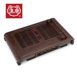 汉唐实木茶盘 经典悠然大号茶台抽屉式储水排水 功夫茶具套装