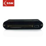 SSK 飚王 SCRM025 机器人多合一功能 读卡器 金属 支持SD\CF\TF等手机相机卡 数据安全读写 金属外壳材质