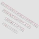小天使直尺 15-100cm 有机玻璃高透明度直尺 尺子文具