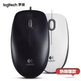 Logitech/罗技 M100R二代 有线鼠标 USB电脑台式机办公光电鼠标