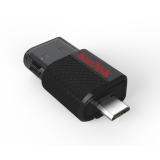 闪迪 （SanDisk） 64GB/128GB Micro USB3.0 U盘 DD3酷捷 黑色 读速150MB/s 安卓手机平板三用 