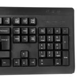 双飞燕键盘 KB-8A 有线键盘 防水游戏键盘 PS/2 USB接口台式键盘
