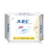 ABC卫生巾纯棉日用超级薄棉柔240mm K13