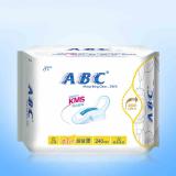 ABC卫生巾纯棉日用超级薄棉柔240mm K13