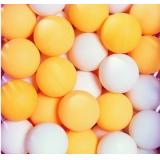 乒乓球 白色 橙色 训练球