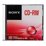 索尼/SONY CD-RW单片装可擦写刻录光盘