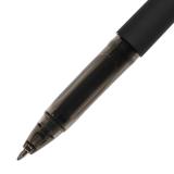 得力文具S34大容量中性笔1.0mm碳素磨砂 12支水笔黑色签字笔