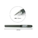 得力文具S25中性笔 水笔 办公签字笔 老板笔0.5mm 办公用品