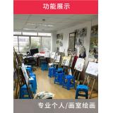 木质展架支架展示架海报架实木架子立式展架广告架三角挂画架