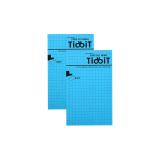 日本国誉(KOKUYO)TidbiT自由撕便条纸 白/蓝 1本装 ME-F21W