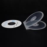 光盘塑料盒光盘PP盒子透明CD盒/单片透明CD方盒/半圆胶盒