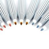 PILOT百乐BL-5M条纹笔签字笔|百乐水性笔|学生办公笔书写顺滑 红/黑/蓝色 单支装