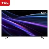 TCL 50英寸 50P6 4K 金属 超窄边 64位32核 HDR 人工智能 LED液晶 电视 曜石黑