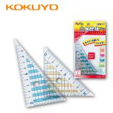 KOKUYO/国誉 GY-GBA210/310/501学生考试PET三角尺 分度器/量角器 尺规套装 