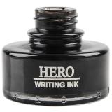 英雄（HERO） 英雄440钢笔墨水 非碳素颜料型品质墨水 不堵笔速干墨水 50ml 黑色