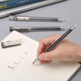 晨光（M&G）本味系列中性笔 学生文具全针管水笔 拔盖签字笔 黑色0.5mm AGPB7101