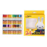 晨光(M&G)文具 卡通3D六角油画棒 可选12/18/24/36色 儿童涂鸦绘画笔 米菲系列蜡笔套装 MF9011