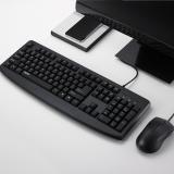 雷柏（Rapoo）NX1720有线键盘鼠标套装 有线USB电脑办公键鼠套装台式机家用 黑色