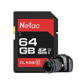 朗科（Netac）P600 SD照相机内存卡汽车行车记录仪sd千大卡 高速单反数码摄像存储专业用SDHC卡 朗科SD卡大卡标配