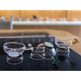 玻璃茶漏茶滤创意茶叶过滤网泡茶滤茶器茶隔漏斗功夫茶具配件 直架茶漏(玻璃)—透明色
