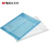 晨光（M&G）A4加厚防水淋文件袋资料袋档案袋 蓝色/白色 单个装 ADM94518