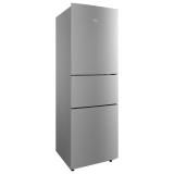 美的冰箱三门小型家用静音节能冷藏冷冻电冰箱210升办公室小冰箱 BCD-210TM(ZG)浅灰色
