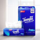 得宝(Tempo) T2275抽纸 4层90抽*(3+1)包 面巾纸餐巾软抽 天然无香