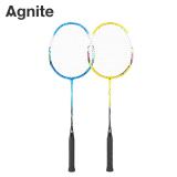 【得力旗下】安格耐特（Agnite）羽毛球拍套装 铝合金男女对拍 F2103