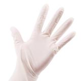 稳健  一次性手套医用  无菌橡胶检查手套外科手套 有粉光面  2只/袋