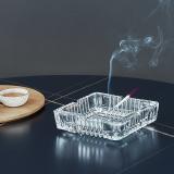 齐心 透明玻璃烟灰缸 YG系列 茶几餐桌摆件办公/居家用品 