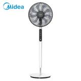 美的（Midea）电风扇智能感温轻音变频遥控落地扇家用九叶大...