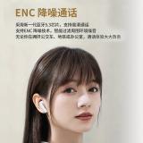 NO---品胜（PISEN） Ai3代蓝牙耳机适用苹果安卓降噪无延迟运动真无线双耳半入耳式游戏超长续航 白色