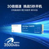 西部数据（Western Digital）  SSD固态硬盘 M.2接口  WD Blue SN570 四通道PCIe 高速