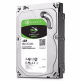 希捷(Seagate)台式机硬盘 4TB 5400转 256MB SATA 机械硬盘 希捷酷鱼BarraCuda系列(ST4000DM004)