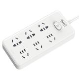 NO---齐心 PCP-WZ618 延长线插座 6位30孔 总控全长2.0米