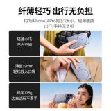 绿联 磁吸无线充电宝支持MagSafe 10000毫安时PD20W快充自带Type-C线移动电源 适用苹果手机12-15全系  PB206