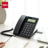  得力（deli）电话机座机 固定电话 办公家用 45°倾角 亮度可调 13560 