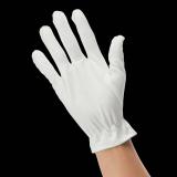  白色纯棉防滑PVC点塑手套 作业手套