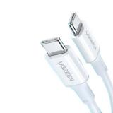 绿联 USB-C 数据充电线 TYPE-C公转TYPE-C公 2.0ABS外壳 5A电流 60551