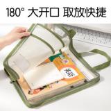 得力(deli) 网纱拉链袋文件袋 A4科目分类袋立体加厚大开口小学生趣存系列 PP122