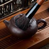 茶盘刷子黑檀木茶笔茶刷不掉毛养壶笔茶扫功夫茶具笔刷茶道零配件