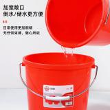 珠江牌塑料桶 18升水桶带盖 手提桶