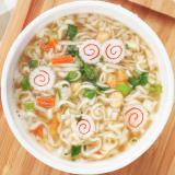 公仔面 迷你碗仔面 方便面整箱 宵夜泡面速食 海鲜风味 12碗/箱