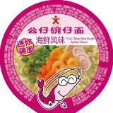 公仔面 迷你碗仔面 方便面整箱 宵夜泡面速食 海鲜风味 12碗/箱