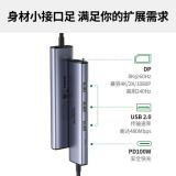 绿联（UGREEN）15905 Type-C转DP1.4接口拓展坞8K60Hz扩展坞4K2K C口转240Hz转接头 Mac雷电4笔记本电脑转换器