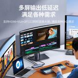 绿联15770 Type-C四屏异显扩展坞DPHDMIVGA雷电4拓展坞4K60Hz 7合1